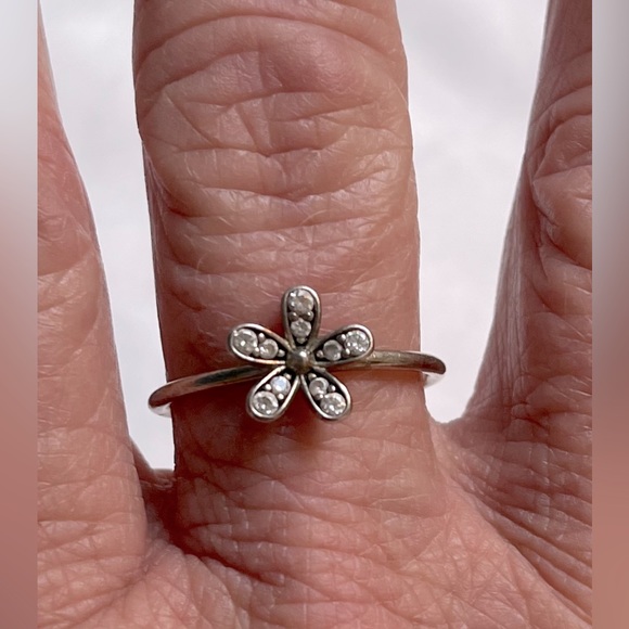 Pandora Jewelry - Pandora flower ring, sterling silver size 9
